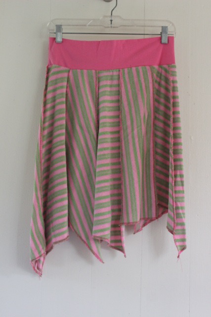 Watermelon Stripe Twirly Skirt