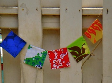kira kira life rainbow maui aloha prayer flag