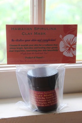 kira kira life sol flower botanicals Hawaiian Spirulina Clay Mask